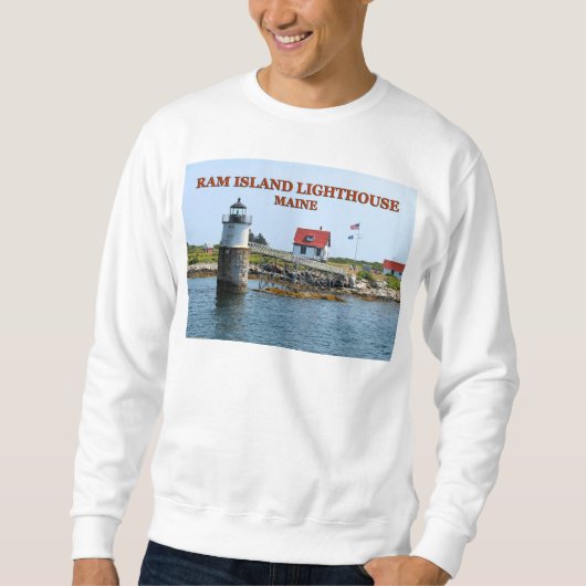 Ram Island Lighthouse, Maine Sweatshirt (Vorderseite)
