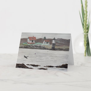 Ram Island Maine Dankeskarte