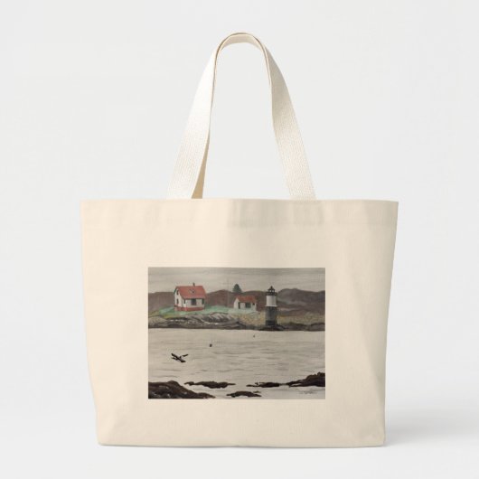 Ram Island Maine Jumbo Stoffbeutel (Vorne)