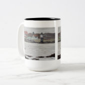 Ram Island Maine Zweifarbige Tasse (Vorderseite Links)