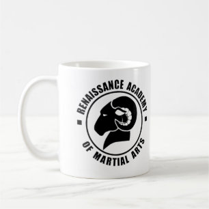RAM Kaffee-Tasse, schwarzes Logo Kaffeetasse