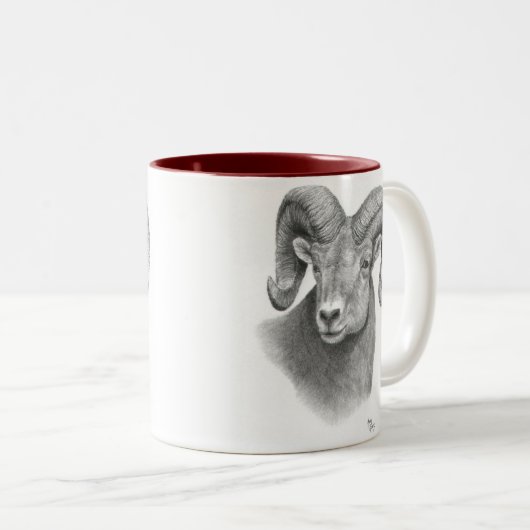RAM-Kaffee-Tasse Zweifarbige Tasse (VorderseiteRechts)