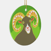 RAM KERAMIK ORNAMENT (Rechts)
