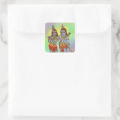 Ram & Krishna Aufkleber (Tasche)
