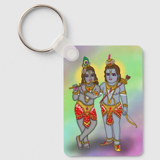 Ram & Krishna Schlüsselanhänger (Vorderseite)