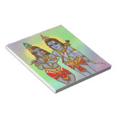 Ram & Krishna Schreibwaren Notizblock (angewinkelt)