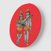 Ram & Krishna Wanduhr (Winkel)