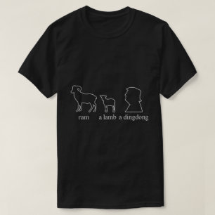 Ram Lamb Dingdong Funny Meme T-Shirt