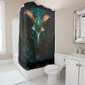 Ram-like Skull 001 Duschvorhang (Beispiel)