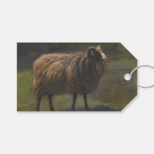 Ram (männliche Schafe) auf dem Bauernhof (von Rosa Geschenkanhänger