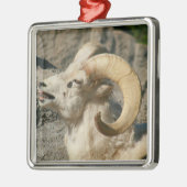 Ram oder Bighorn Sheep Laghing Silbernes Ornament (Links)