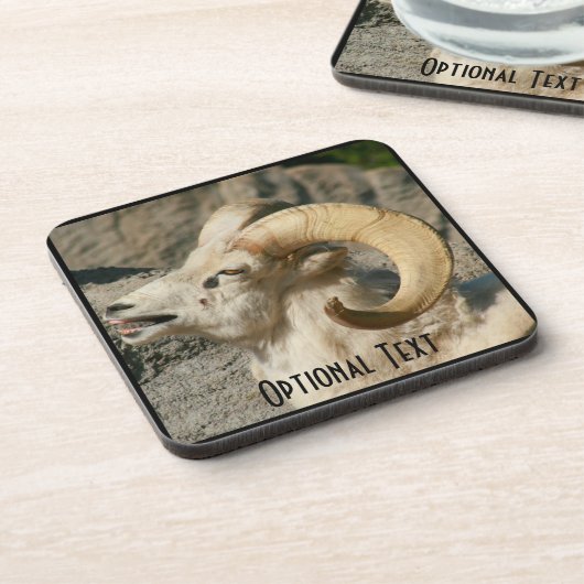 Ram oder Bighorn Sheep Laghing Untersetzer (Linke Seite)