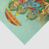 Ram Panchayatan Embellished von Raja Ravi Varma Seidenpapier (Ausschnitt)