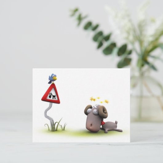 Ram Postkarte (Stehend Vorderseite)