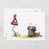 Ram Postkarte (Vorne/Hinten)