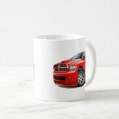 RAM-Rot des Dodge-SRT10 Kaffeetasse (VorderseiteRechts)