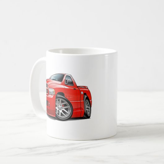 RAM-Rot des Dodge-SRT10 Kaffeetasse (Vorderseite Links)