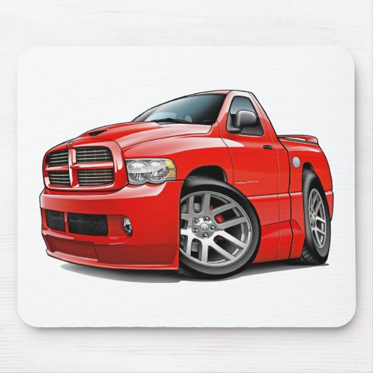 RAM-Rot des Dodge-SRT10 Mousepad (Vorne)