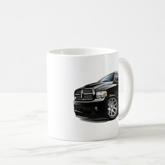 RAM-Schwarzes des Dodge-SRT10 Kaffeetasse (VorderseiteRechts)