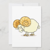 Ram Sheep Einladungen (Vorderseite)
