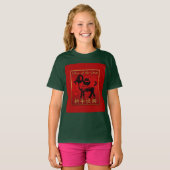 Ram Sheep Goat Year Chinese Gruß Girl Shirt (Vorne ganz)