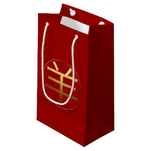 Ram Sheep oder Goat Year geprägt Symbol Gift Bag Kleine Geschenktüte