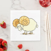 Ram Sheep Paper Napkins Serviette