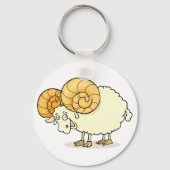 Ram Sheep Schlüsselanhänger (Vorderseite)