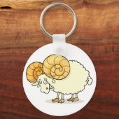 Ram Sheep Schlüsselanhänger (Vorderseite)