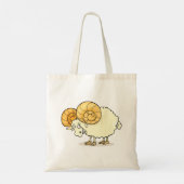 Ram Sheep Tote Bag Tragetasche (Rückseite)