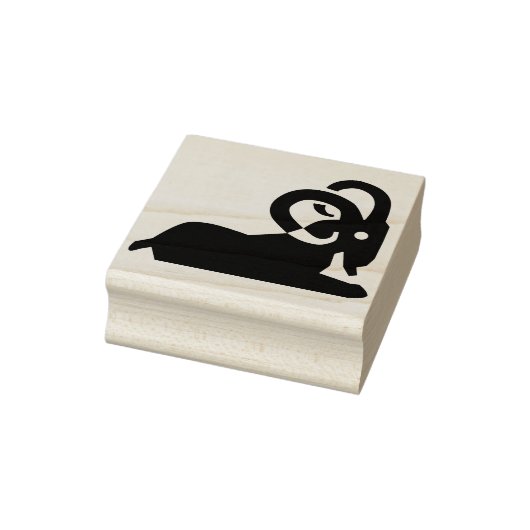 ram Silhouette Art Briefmarke Gummistempel (Stempel)