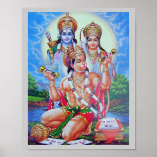 Ram-Sita-Hanumana Poster