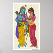 Ram & Sita Poster (Vorne)