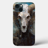 Ram Skull Surreal Fantasy Art Case-Mate iPhone Hülle (Rückseite)