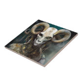 Ram Skull Surreal Fantasy Art Fliese (Seite)