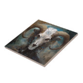 Ram Skull Surreal Fantasy Art Fliese (Seite)