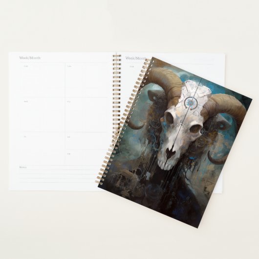 Ram Skull Surreal Fantasy Art Planer (Anzeige)