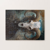 Ram Skull Surreal Fantasy Art Puzzle (Horizontal)