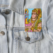 Ram und Hanuman Knopf Button (Insitu)