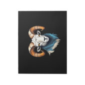 Ram Vector Art mit lebhaften Farben Notizblock (Rotiert)