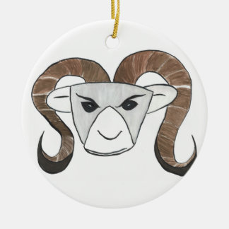 RAM-Verzierung Keramik Ornament