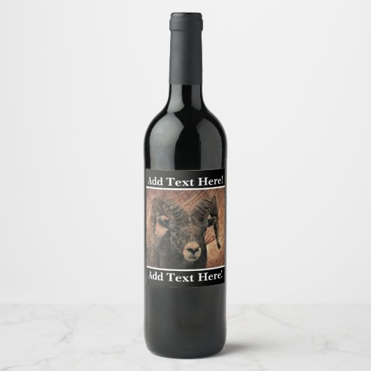 Ram Weinetikett (Vorderseite)