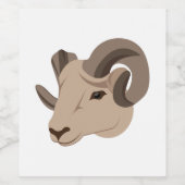 Ram Weinetikett (Einzelnes Label)