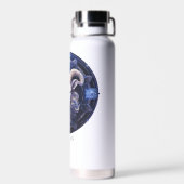 Ram Zodiac Symbol Celestial Galaxy Fantasy Aries Trinkflasche (Rückseite)