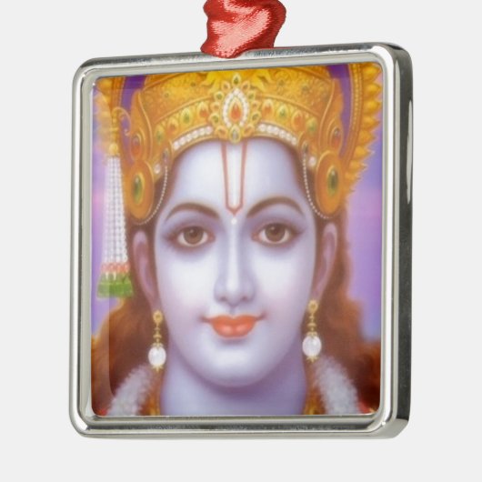 rama Gott Silbernes Ornament (Links)