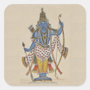 Rama - Haltepfeile Quadratischer Aufkleber