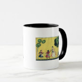 Rama und Lakshmana begleitet von Visvamitra Tasse (VorderseiteRechts)