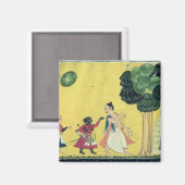 Rama und Lakshmana in Begleitung von Visvamitra Magnet (Vorderseite/Rückseite)