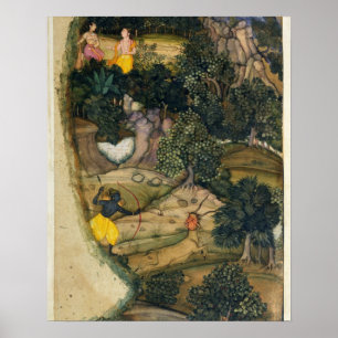 Rama, welches die goldenen Rotwild, vom "Ramayana" Poster