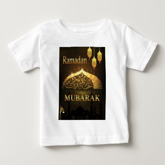 Ramadan-Al Adha und Fiter Baby T-shirt (Vorderseite)